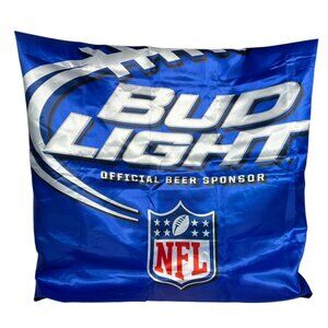 Bud Light NFL 3x5 Double Sided Flag Lot of 2 Tailgate Bar Banner
